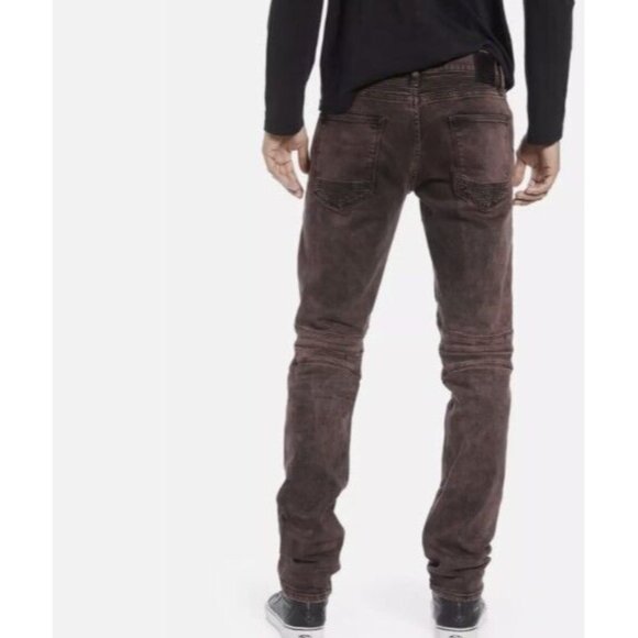 Hudson Los Angeles Blinder V2 Moto Skinny Biker Jeans ( 31 ) - Picture 2 of 6